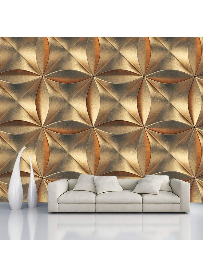 Decorative Self Adhesive Vinyl Water Proof 3D Wallpaper Sticker (N02 Multicolor 325 X 40 Cm) - Image 2