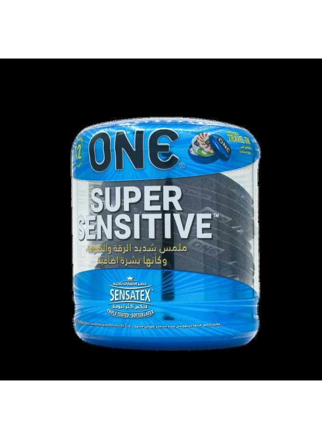 One Condoms Super Sensitive | Meet The Smooth, Soft Pleasure With 50% More Lubricant | 12 Count - Image 2