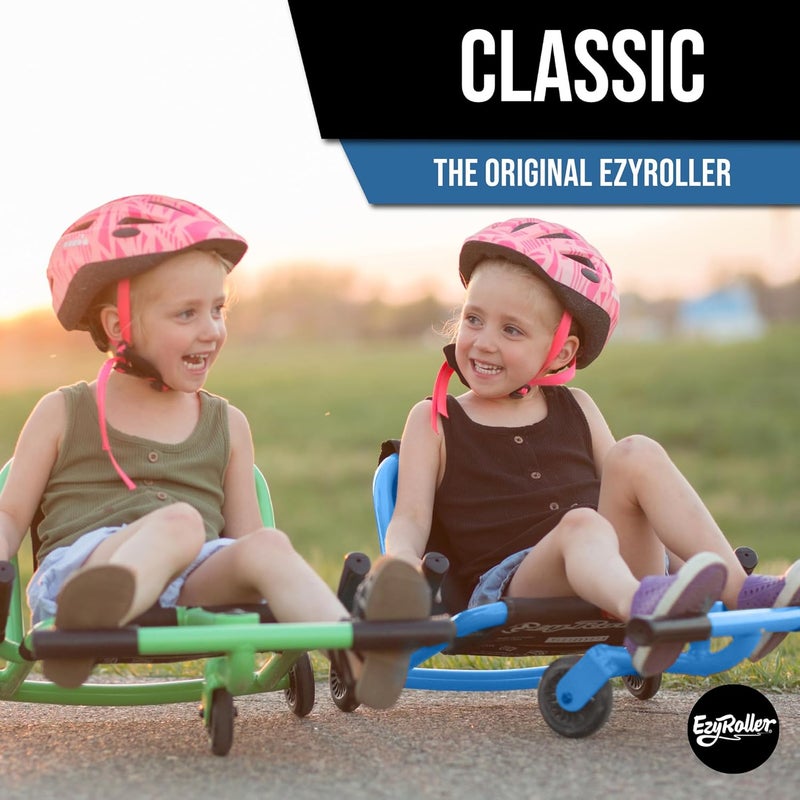 EzyRoller Classic Ride On Trike for Kids - Blue - Image 2