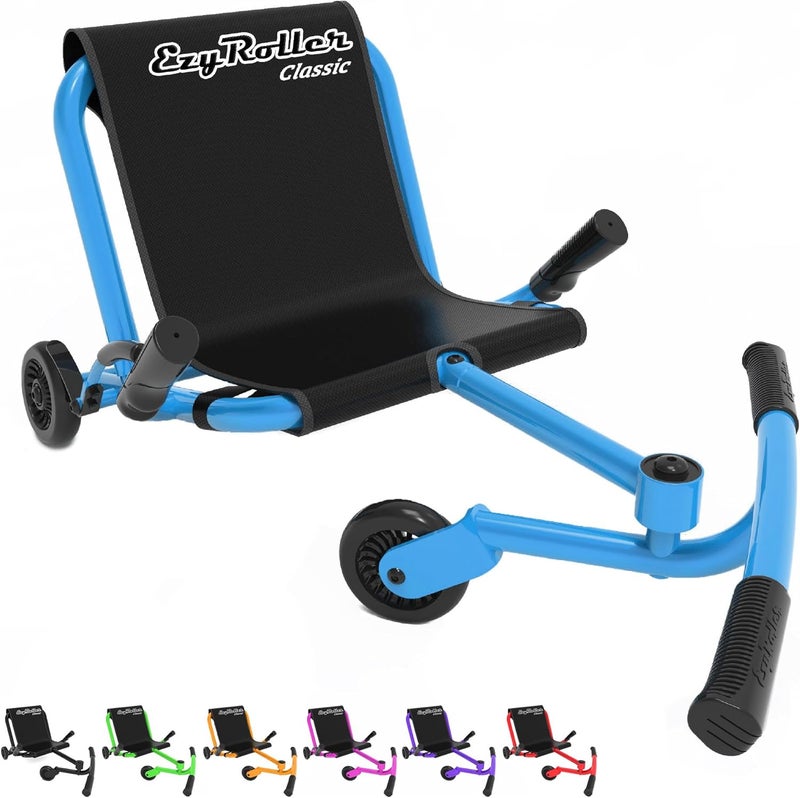 EzyRoller Classic Ride On Trike for Kids - Blue - Image 1