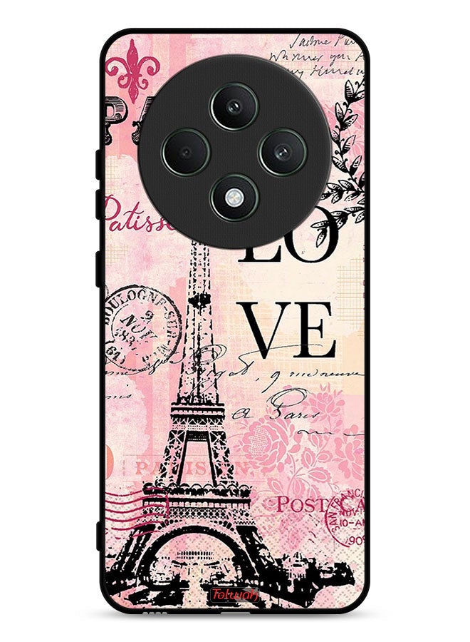 Tolwak Oppo Reno12 F 5G Protective Case Cover Paris Love  - Image 1
