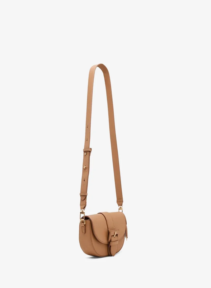 ANNE KLEIN  Anne Klein Textured Buckle Detail Crossbody Bag for Women | Best Price UAE