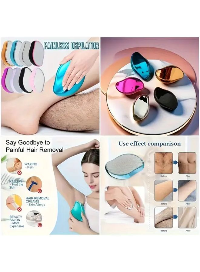 Pink Hair Eraser Reusable Exfoliating Body Hair Removal Tool For Arms Legs Back - Image 5