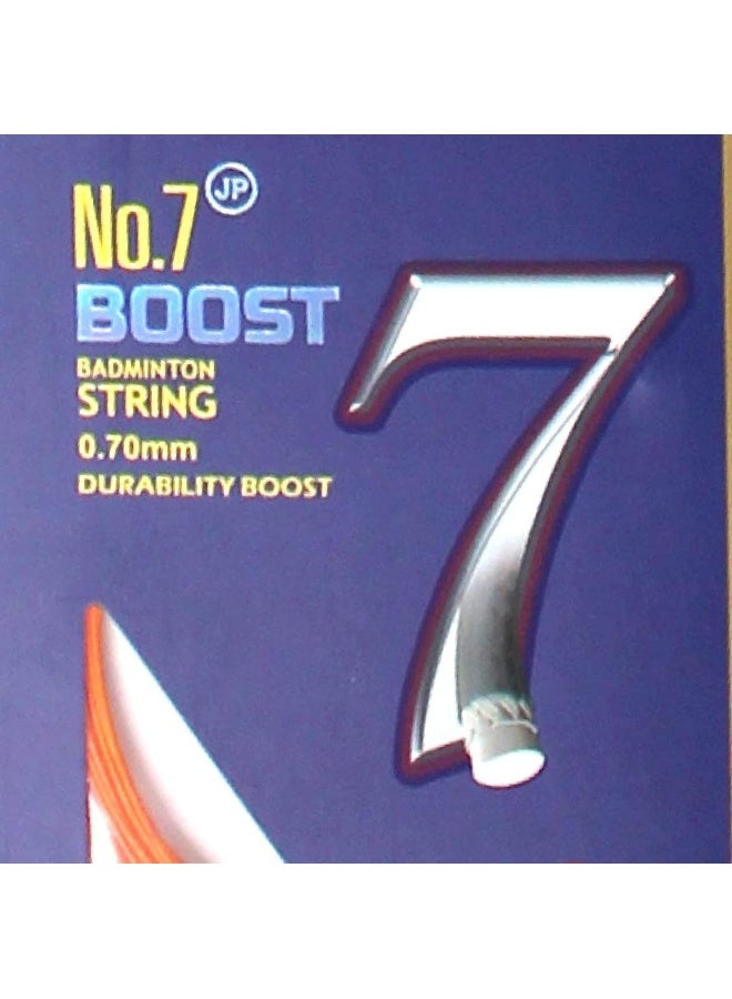 Li-Ning Unisex Adult No.7 Boost Badminton - String, 0.70Mm Diameter - Outrageous Orange, One Size - Image 3