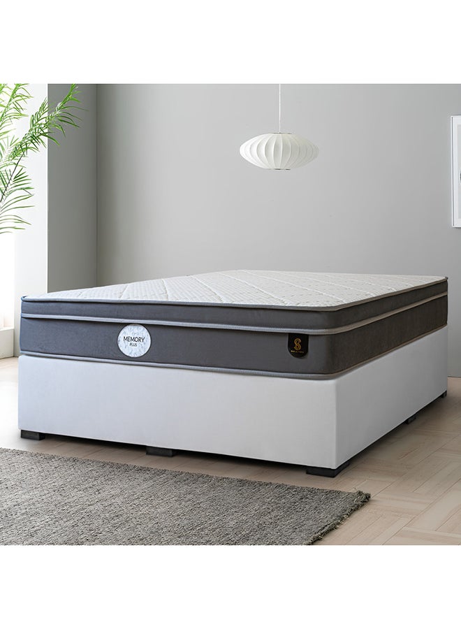 Bed and Mattress Zone Memory Plus Euro Top Pocket Spring Mattress 180x190 King Size - Image 2
