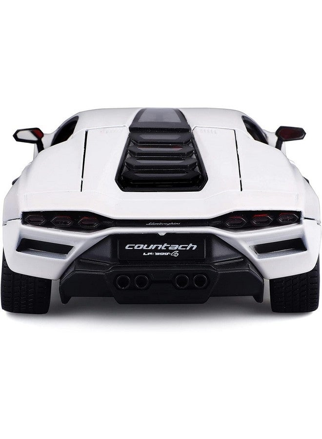 Bburago - 1/24 Scale Model Compatible with Lamborghini Countach LPI 800-4 Sports Car Model 2021 (White) - Image 5