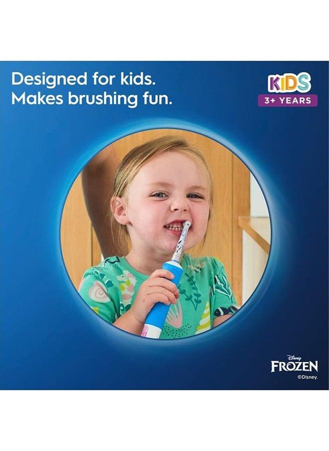 Oral-B - Pack Of 4 Kids Toothbrush Heads Featuring Disney Frozen 2 Characters, Designed Especially For Kids, Ages 3+ - Image 1