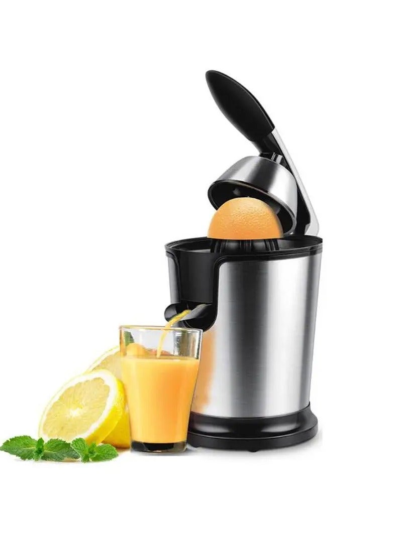 Citrus Juicer with Handle Press and Pulp Filter - Stainless Steel Electric Orange Juicer Squeezer - 700 Watts of Power - for Fresh Healthy Fruit Juice