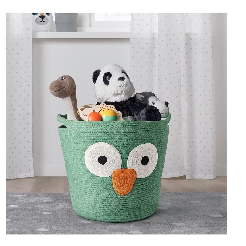 NT-STAR Children Storage Bag for Diapers|Toys|Laundry, Braided/Green, 35 cm - Image 3