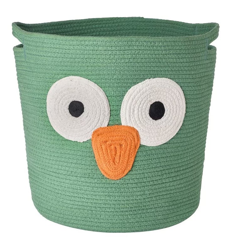 NT-STAR Children Storage Bag for Diapers|Toys|Laundry, Braided/Green, 35 cm - Image 1