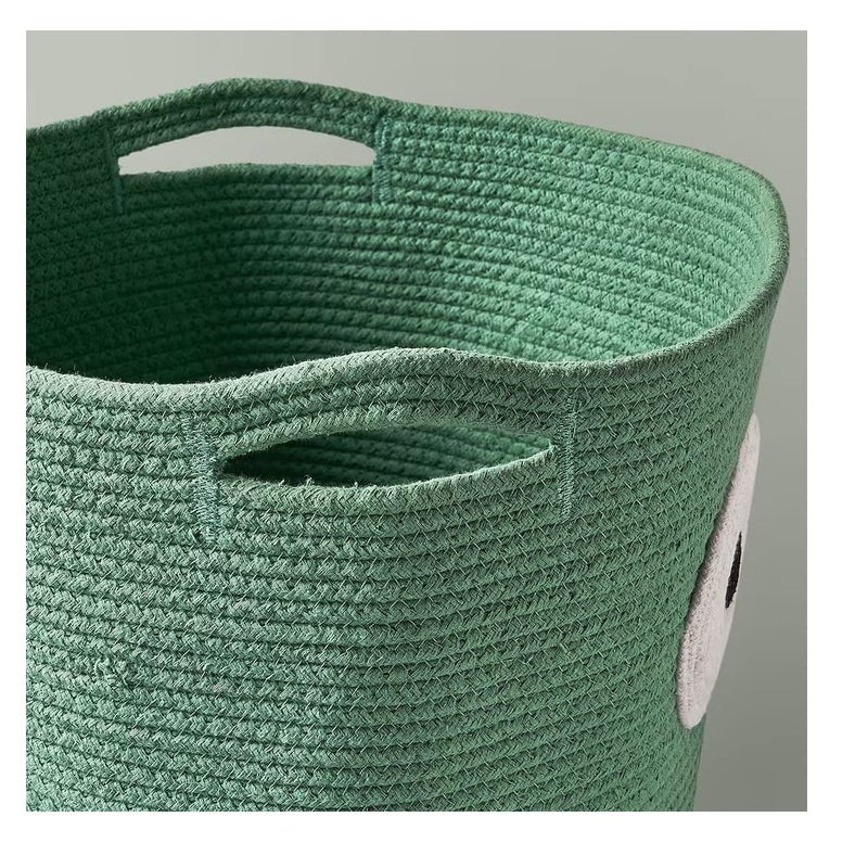 NT-STAR Children Storage Bag for Diapers|Toys|Laundry, Braided/Green, 35 cm - Image 5