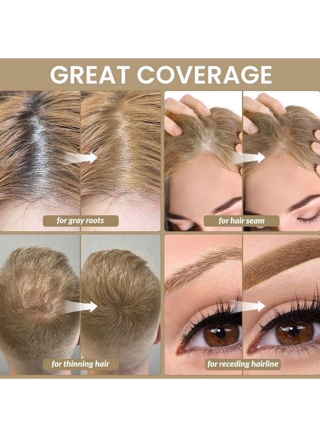 VOLLUCK Root Touch Up Hair Powder Root Cover Up Hairline Shadow Powder Stick, Root Touch Up for Thinning Hair for Women and Men, Bald Spots, Eyebrows, Beard Line, Light-Blonde - Image 4