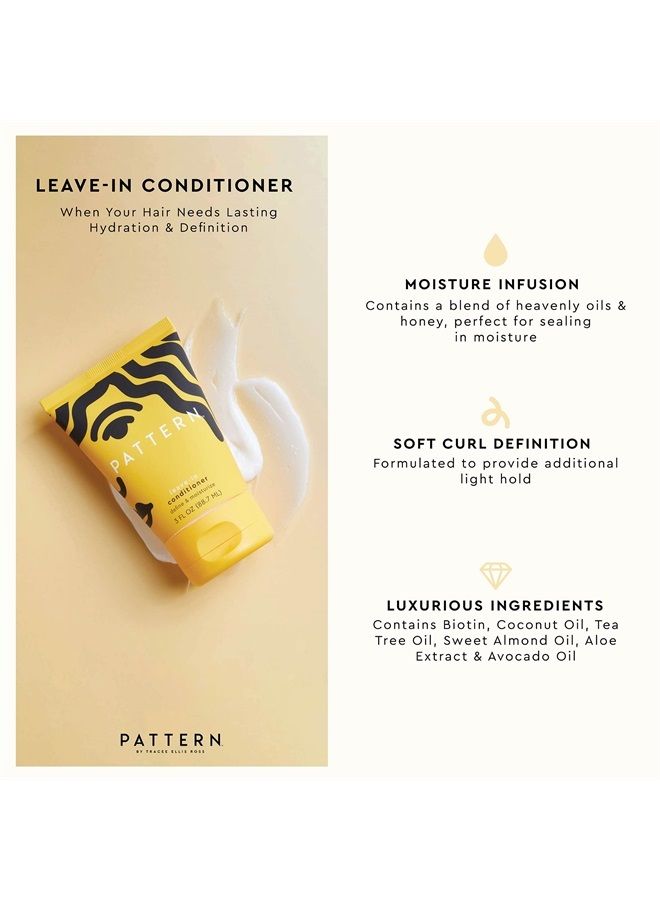 PATTERN Beauty by Tracee Ellis Ross Leave-In Conditioner, 3 Fl Oz, Travel Size, Rich Moisture for Curly Hair, Coily and Tight-Textured Hair, 3a to 4c - Image 2