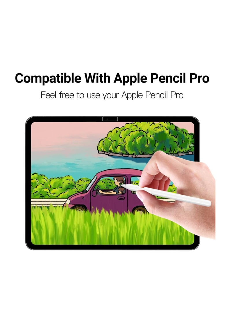 Privacy Screen Protector for iPad Air 13 Inch M2 2024/M3 2025, Removable  Screen Film with 30-Degree Anti-Spy Privacy Filter, Detachable and Reusable, Matte Finish - Image 4