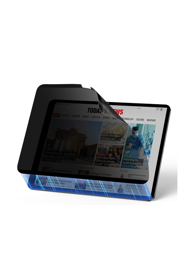 Privacy Screen Protector for iPad Air 13 Inch M2 2024/M3 2025, Removable  Screen Film with 30-Degree Anti-Spy Privacy Filter, Detachable and Reusable, Matte Finish - Image 2