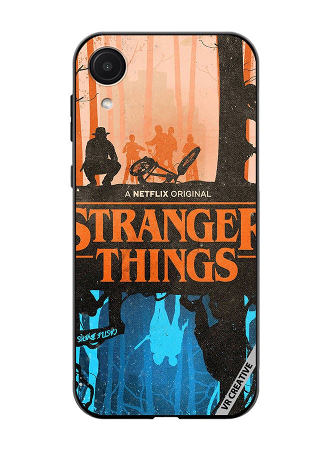 VR CREATIVE Protective Case Cover For Samsung Galaxy A03 Core Stranger Things Design Multicolour - Image 1