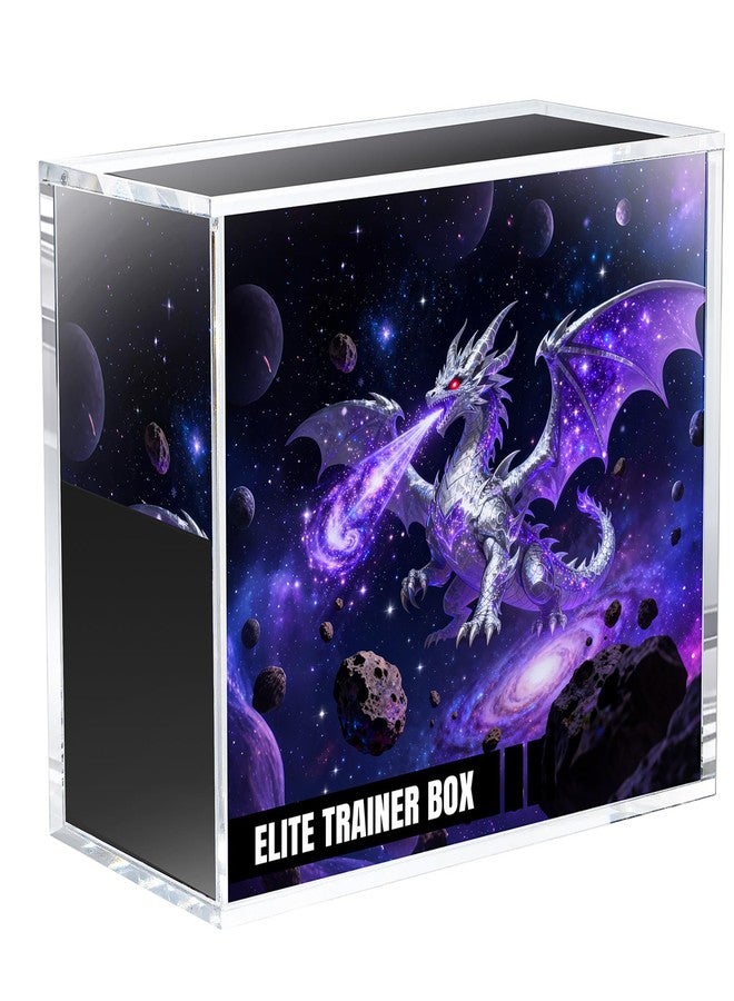 Mcbazel Acrylic Display Case Protector for Elite Trainer Box, 5mm Thick Clear Magnetic ETB Case Holder with UV Protection Compatible with PKMN Elite Trainer Boxes - Image 1