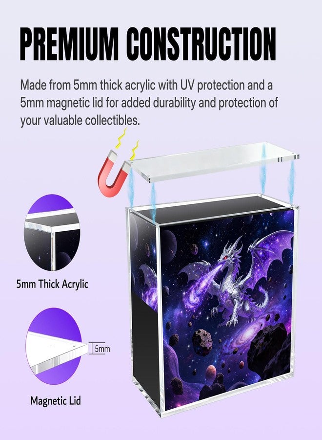 Mcbazel Acrylic Display Case Protector for Elite Trainer Box, 5mm Thick Clear Magnetic ETB Case Holder with UV Protection Compatible with PKMN Elite Trainer Boxes - Image 5