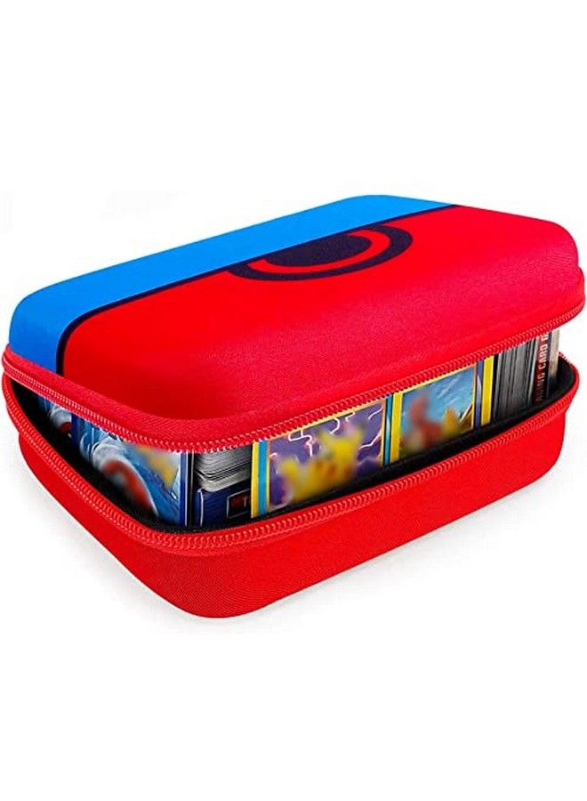 Comecase Cards Holder Case Compatible with SKYJO/for Bicycle Playing Cards/for Five Crowns/for UNO/for Phase 10 Playing Cards, Card Game Storage Organizer Holds Up to 400 Cards - Red(Box Only) - Image 1