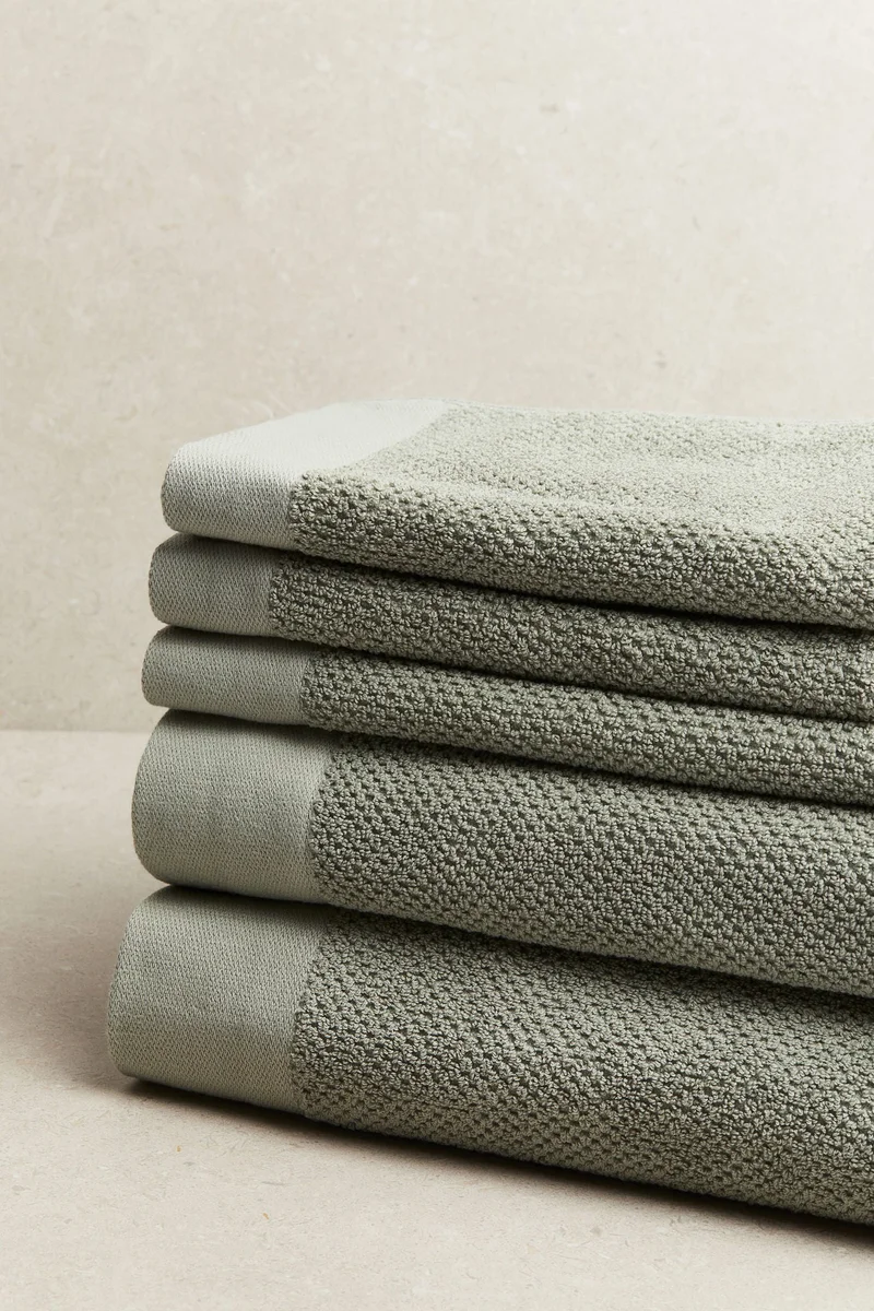 اتش اند ام 2-pack cotton terry guest towels