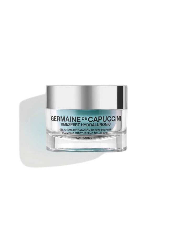 Germaine De Capuccini - Timexpert Hydraluronic I Hyaluronic Acid Plumping Moisturising Cream Rich Sorbet I Antiaging Cream Dehydrated Normal To Dry Skin 1.70 Oz - Image 1