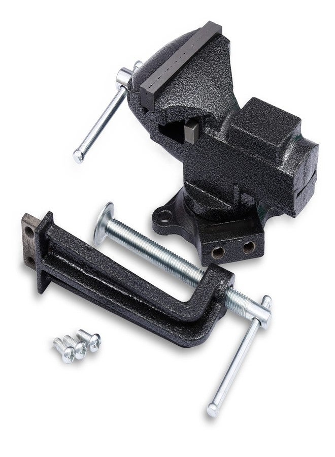 ويدج جايز كماشة طاولة عمل Wedge Guys مع فك سريع ومحور دوار + مشبك طاولة عمل قابل للإزالة، مشبك مطاطي لإعادة تثبيت مضارب الجولف والمزيد - Image 1