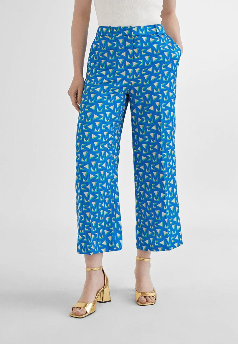 Lola Casademunt Monogrammed cropped trousers