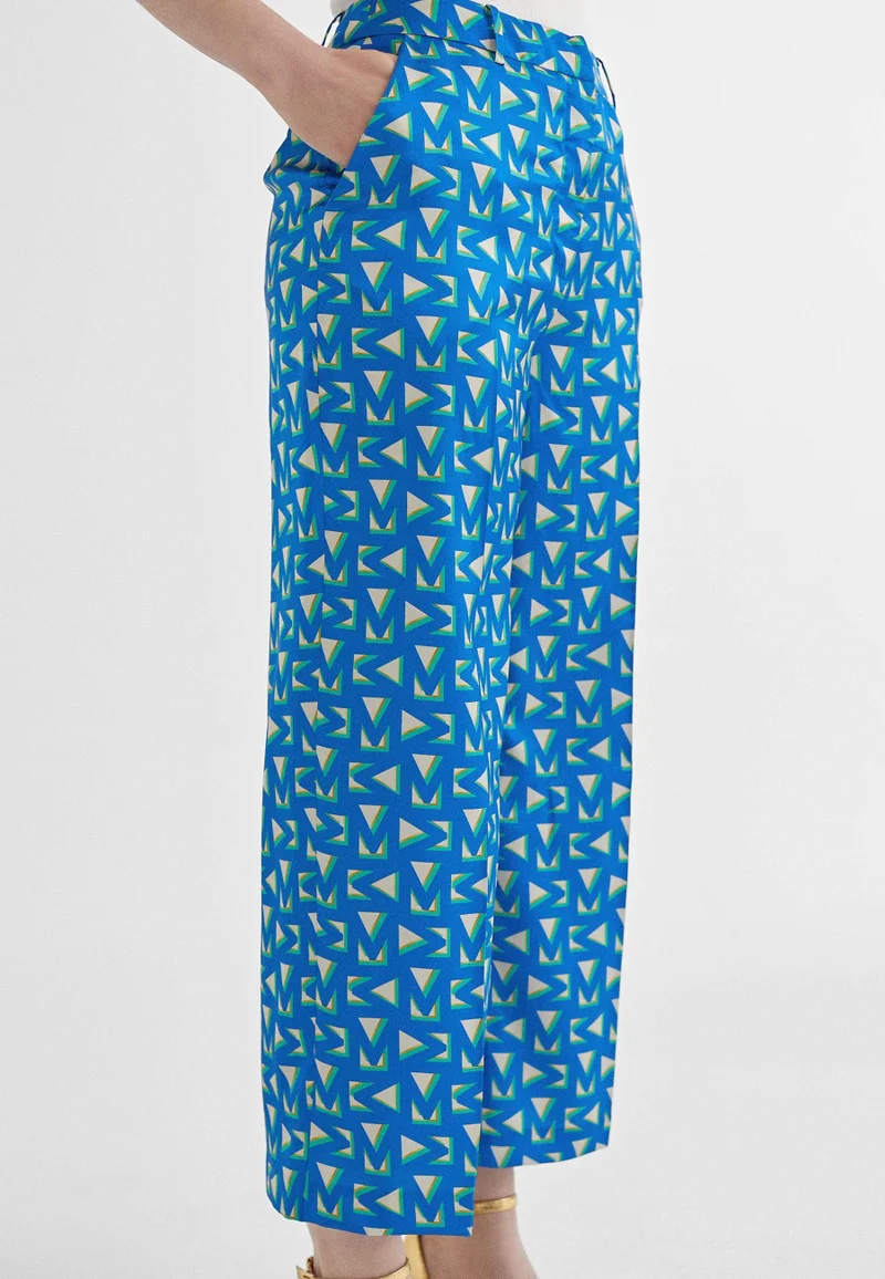 Lola Casademunt Monogrammed cropped trousers