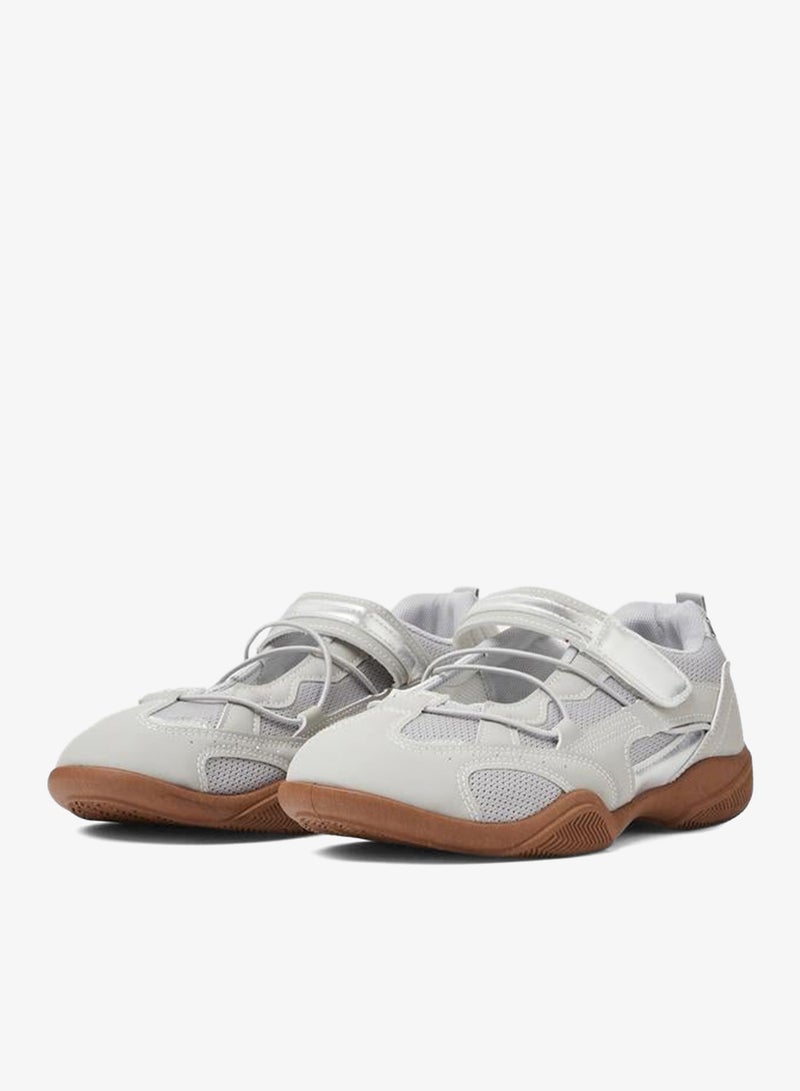 Styli Grey Mesh Mary Jane Sneakers - Image 2