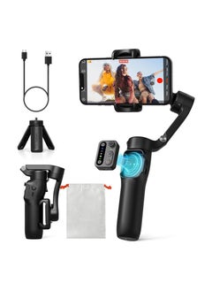 hohem Hohem iSteady X3 SE 3-axis Foldable Smartphone Gimbal Stabilizer with AI Tracking and Detachable Remote Control (Black)  - Image 1