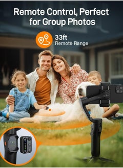 hohem Hohem iSteady X3 SE 3-axis Foldable Smartphone Gimbal Stabilizer with AI Tracking and Detachable Remote Control (Black)  - Image 5