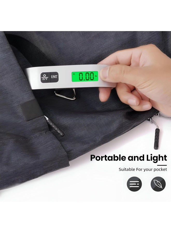 Luggage Scale with Hook - Enjoy Digital Luggage Scale with Backlit LCD Display, Comes with Hook and Battery, Perfect for Measuring Carry on Luggage - Image 5