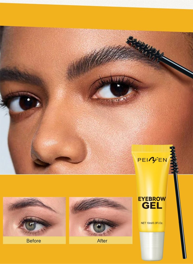 PEINIFEN Eyebrow Gel, Brow Glue, Lightweight & Waterproof, Long Lasting Hold, No White Residue, Brows Makeup for Women, 10ml - Image 3