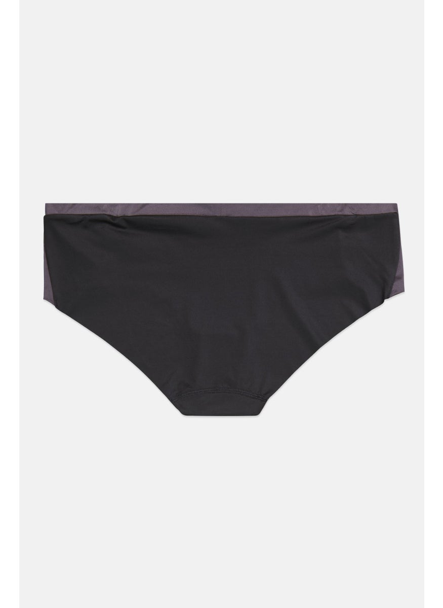 TRIUMPH Women Solid Pull On Panties, Dark Grey  - Image 2