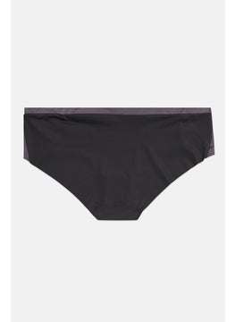 TRIUMPH Women Solid Pull On Panties, Dark Grey  - Image 2