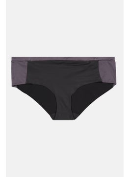 TRIUMPH Women Solid Pull On Panties, Dark Grey  - Image 1