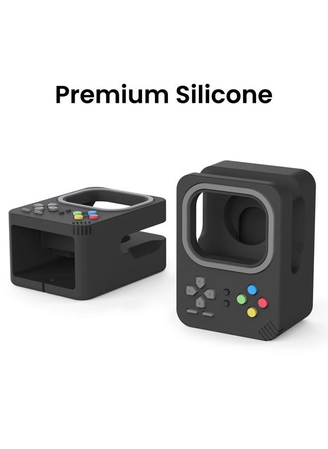 Delidigi - iWatch Charger Holder Stand for Apple Watch Ultra 2, Ultra, SE, Series 10 9 8 7 6 5 4 (49mm, 46mm, 45mm, 44mm, 42mm, 41mm, 40mm, 38mm), Stable Silicone Charging Dock [Charger Not Included] - Image 1