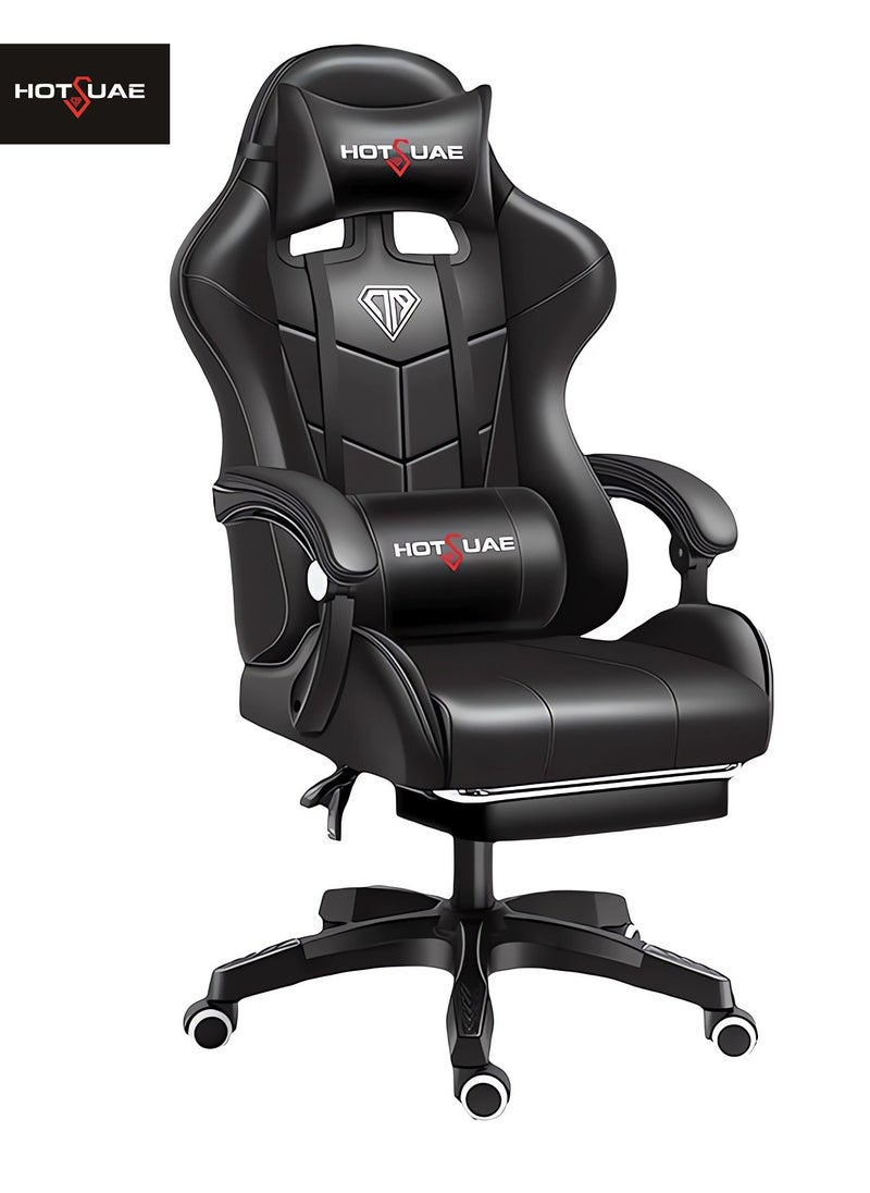HotsUAE Gaming Chair Computer Chair,Office Chair Racing Ergonomic Chair,Adjustable Armrest High Back Gamer Chair with Headrest,Lumbar and Leg Support  - Image 1