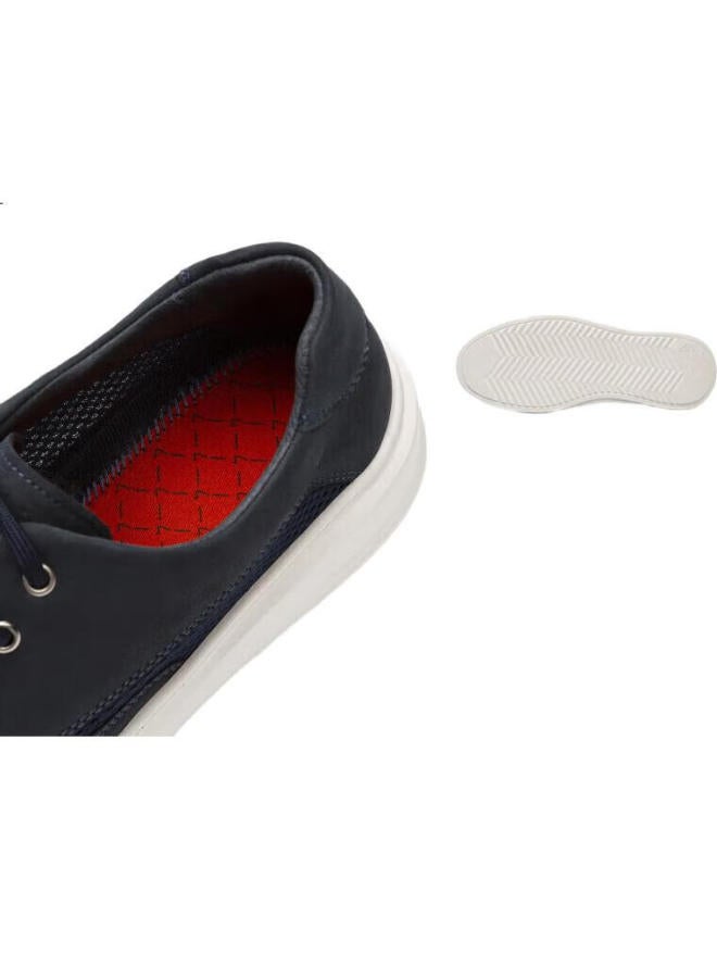 Satchi Men'S Summer Leather Punch Breathable Shoes Men'S Casual Shoes Satchi Leather Shoes 962442163Z Blue 40 - Image 2