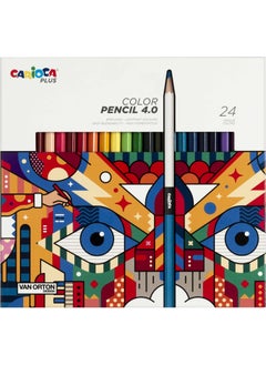 carioca Plus 4 0 Dry Crayons 24 Pack  - Image 1