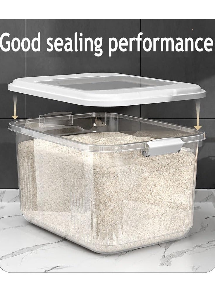 WangPangZi 2 PCS-10L Rice Storage Container,Rice Containers,Airtight Rice Storage Containers,Multifunctional Rice Containers with Lids,Large Capacity Grain Storage Container,for Rice,Soybeans etc. - Image 2