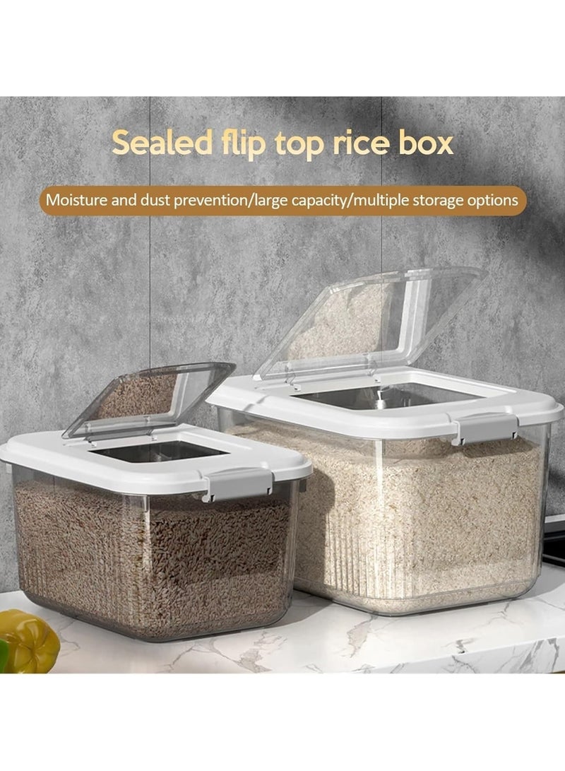 WangPangZi 2 PCS-10L Rice Storage Container,Rice Containers,Airtight Rice Storage Containers,Multifunctional Rice Containers with Lids,Large Capacity Grain Storage Container,for Rice,Soybeans etc. - Image 5