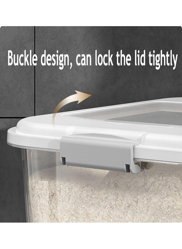 WangPangZi 2 PCS-10L Rice Storage Container,Rice Containers,Airtight Rice Storage Containers,Multifunctional Rice Containers with Lids,Large Capacity Grain Storage Container,for Rice,Soybeans etc. - Image 3