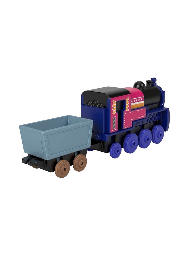 THOMAS & FRIENDS Thomas The Tank Engine Ashima Metal Push Locomotive Die-Cast Train with Crystal Loading and Railway Play Accessories for Kids Toy 3+ Years HNN20  - Image 2