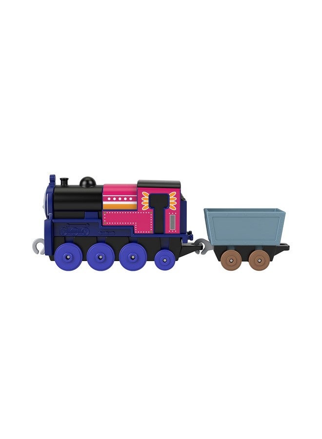 THOMAS & FRIENDS Thomas The Tank Engine Ashima Metal Push Locomotive Die-Cast Train with Crystal Loading and Railway Play Accessories for Kids Toy 3+ Years HNN20  - Image 3