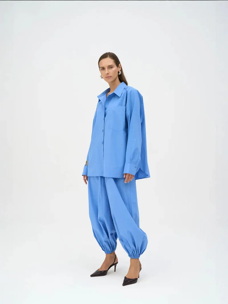 ماي كولكشن MAI STUDIOS Velora Poplin Pants
