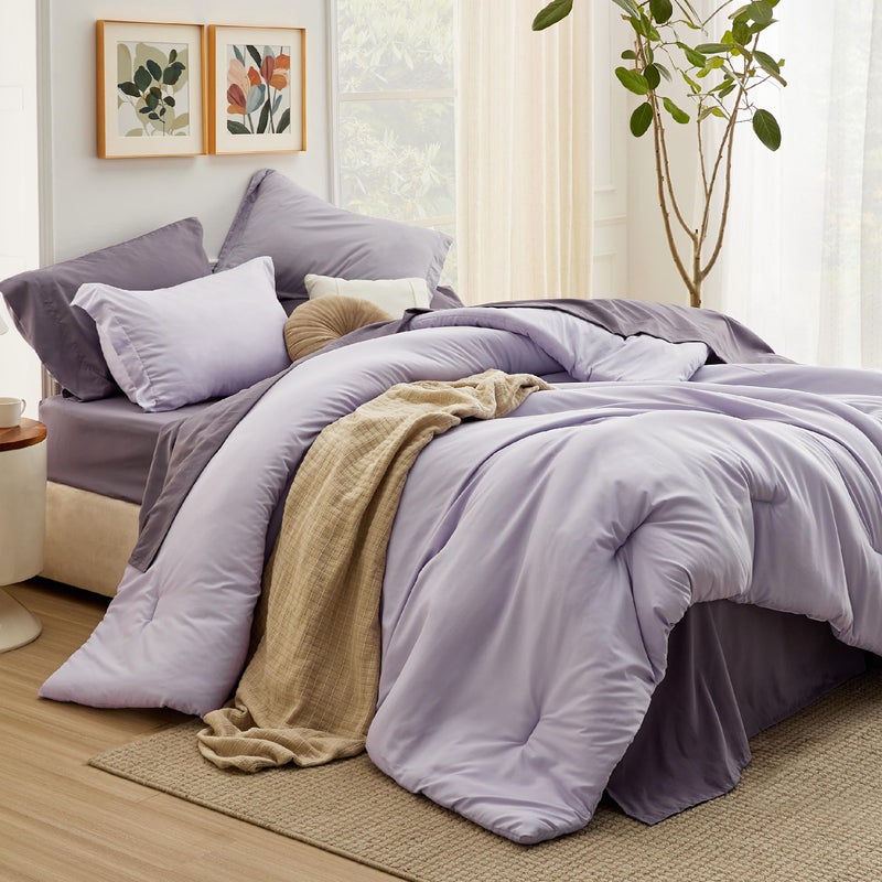 Bedsure Twin XL Comforter Set with Sheets - 5 Pieces Twin XL Bedding Sets  Twin XL Bed in a Bag with Comforter  Sheets  Pillowcase & Sham