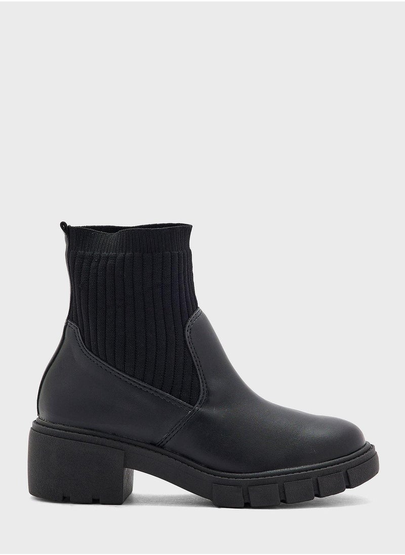 Beira Rio Diana Mid Heel Ankle Boots  - Image 1