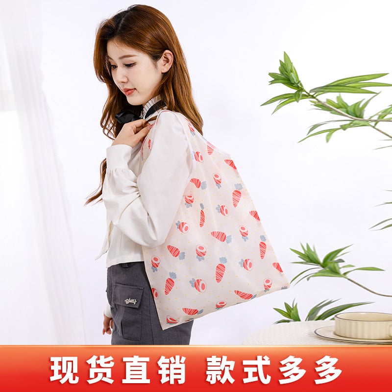 New 190T Polyester Shopping Bag Portable Handbag Foldable Advertising Gift Bag - Image 2