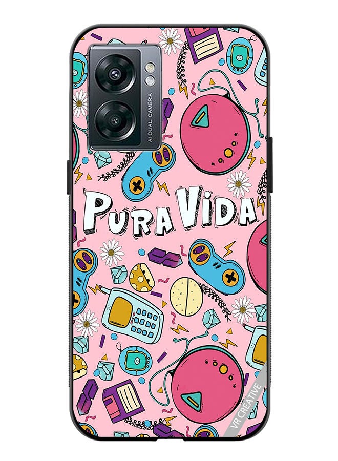 VR CREATIVE Protective Case Cover For OnePlus Nord N300 Pop Art Design Multicolour - Image 1